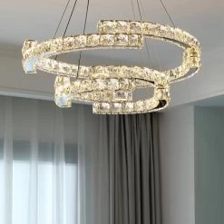 Double Irregularity RingLED Chandelier