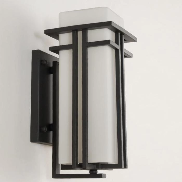 Wall Sconce With White Glass Shade - Image 6