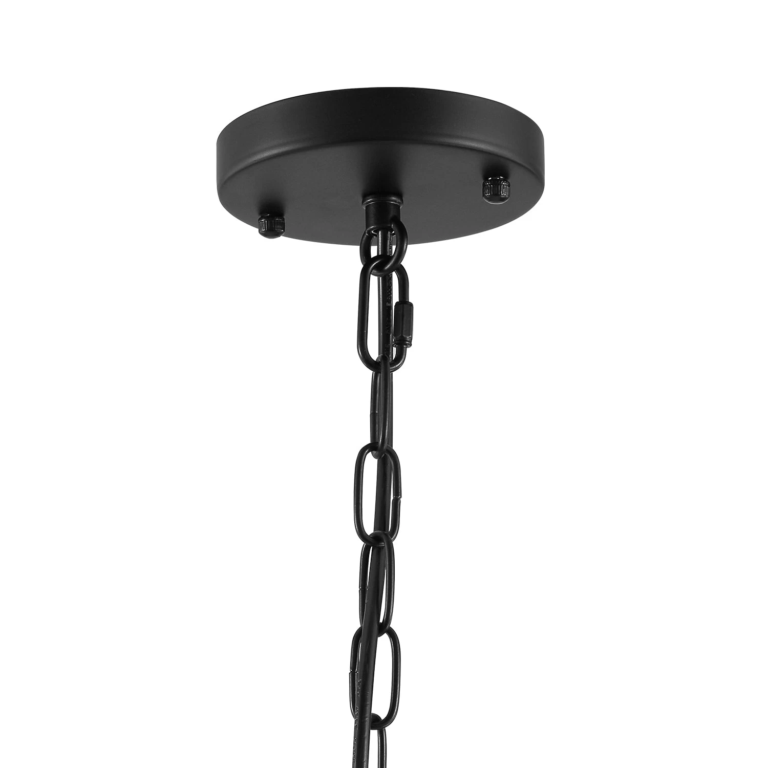 Modern Farmhouse Black MetalChandelier - Image 7