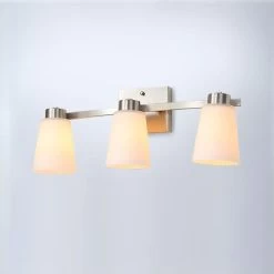Frosted Glass Vanity Light For Bathroom