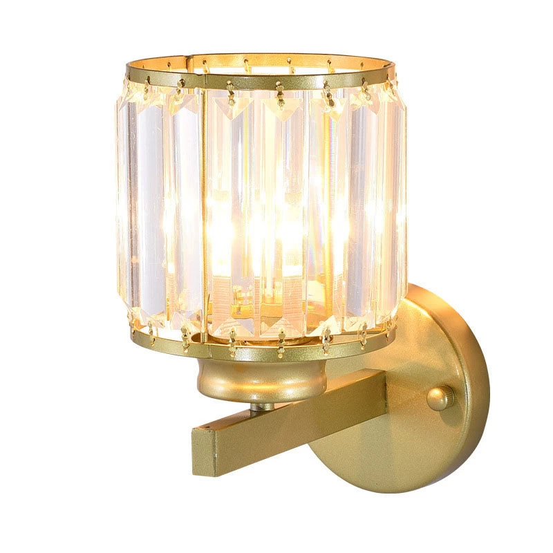 Modern Rustic Crystal Wall Sconce - Image 8