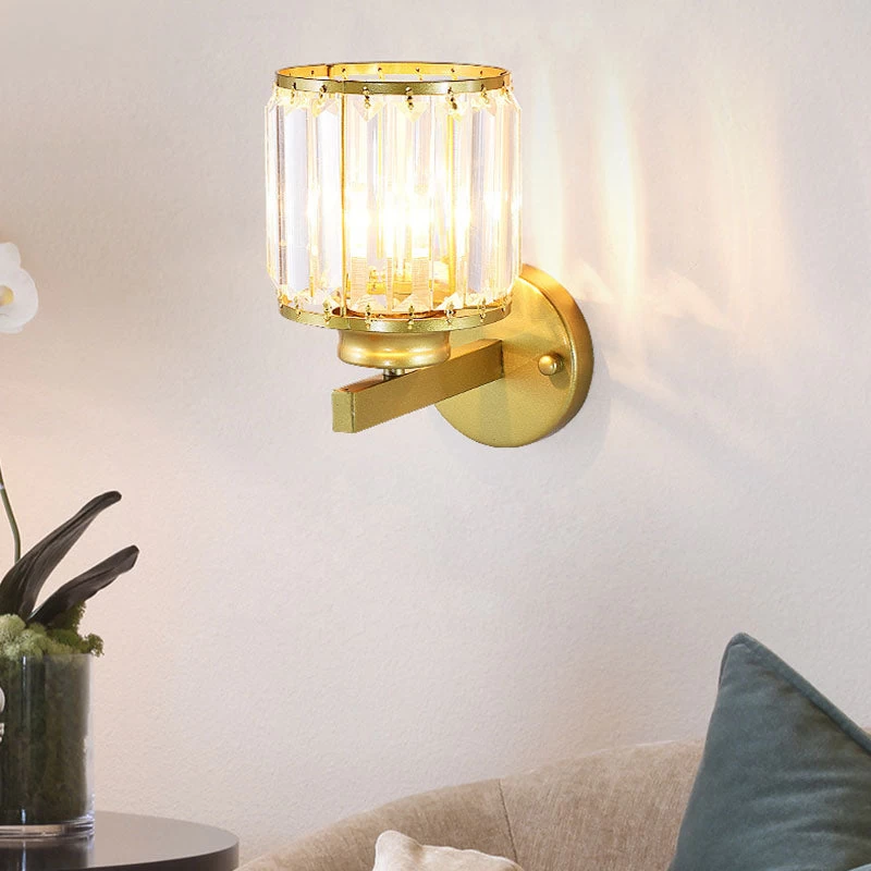 Modern Rustic Crystal Wall Sconce - Image 3
