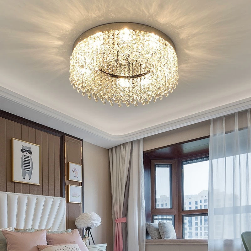 ModernCrystal Flush Mount Ceiling Light - Image 4