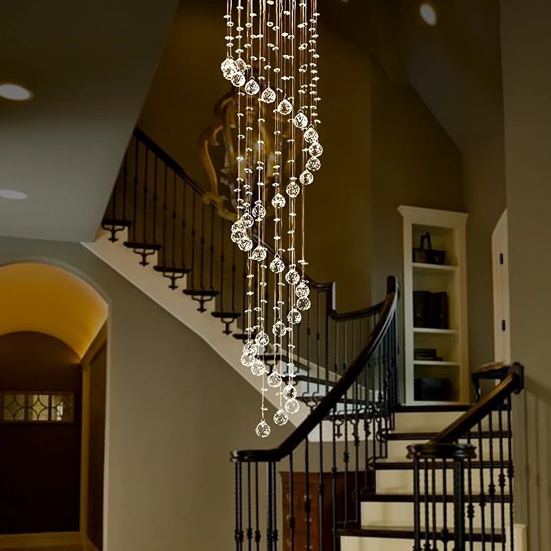 Spiral Raindrop Chandelier - Raindrop Crystal Chandelier - Image 2