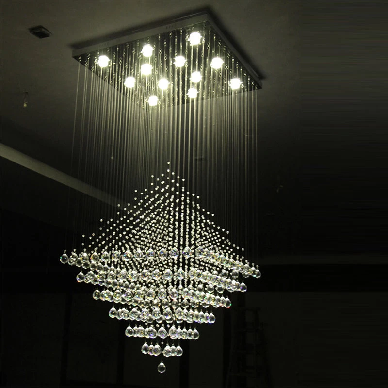Diamond Shape Crystal Chandelier - Image 6