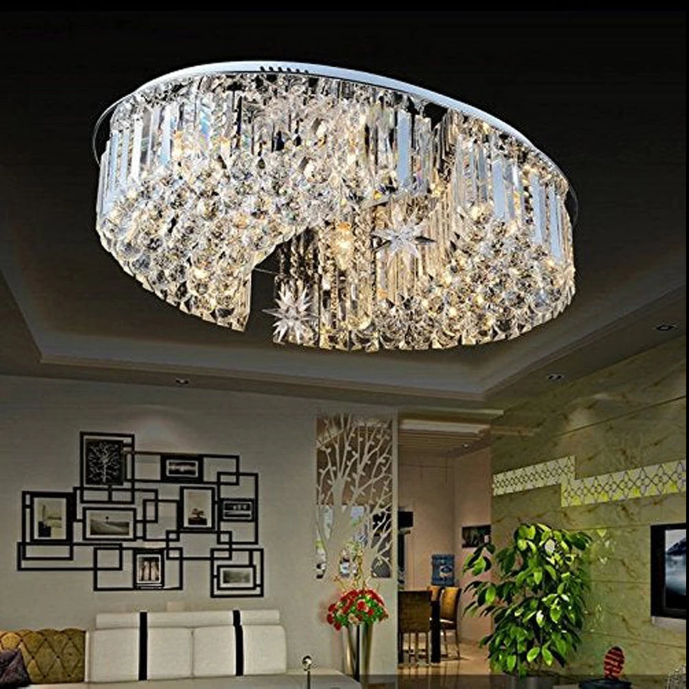 Elegant Moons And Stars CrystalChandelier - Ceiling Light - Image 2
