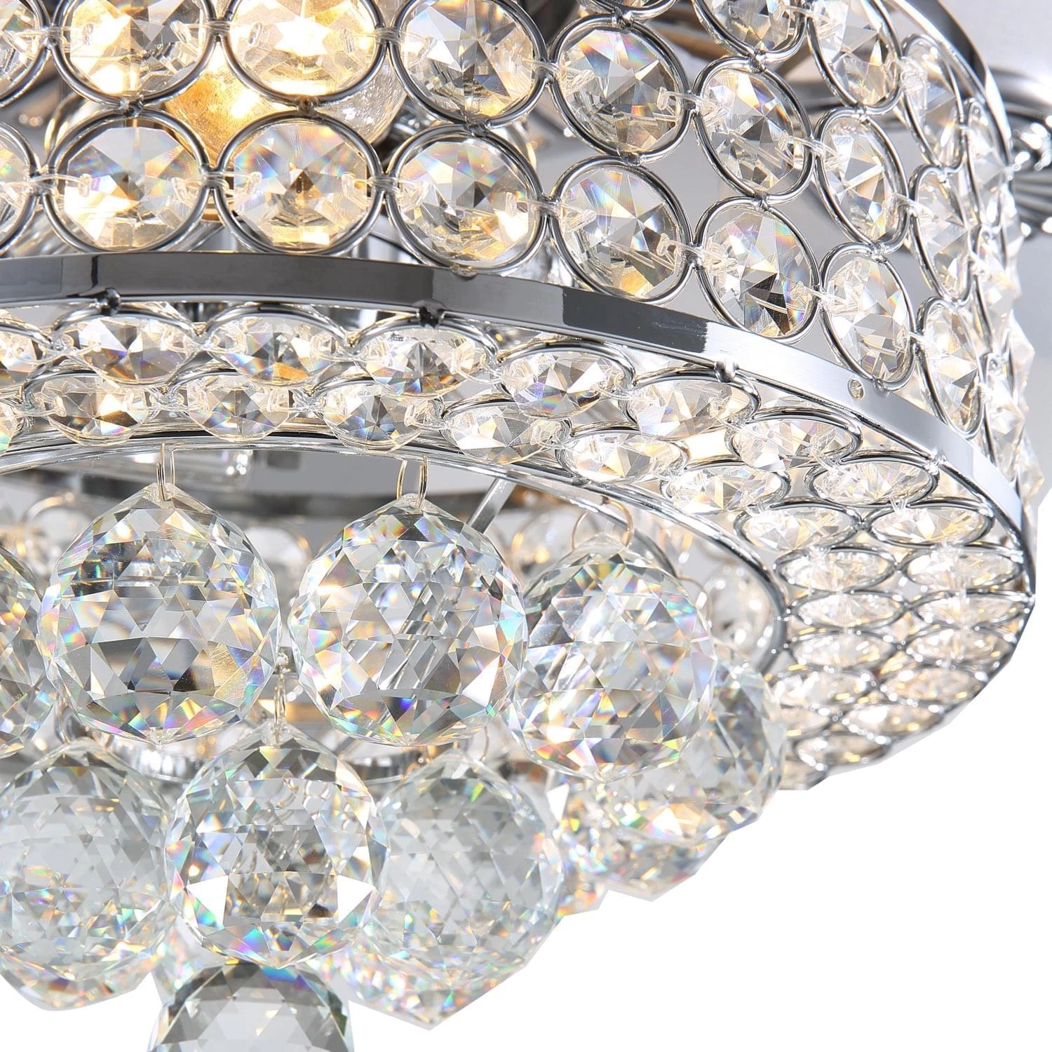 5 - Blade Luxury Crystal Ceiling Fan With Remote Control - Image 4