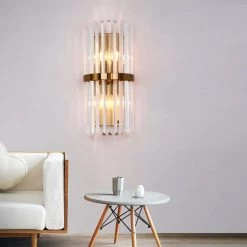 Crystal Wall Sconce Lighting Fixture
