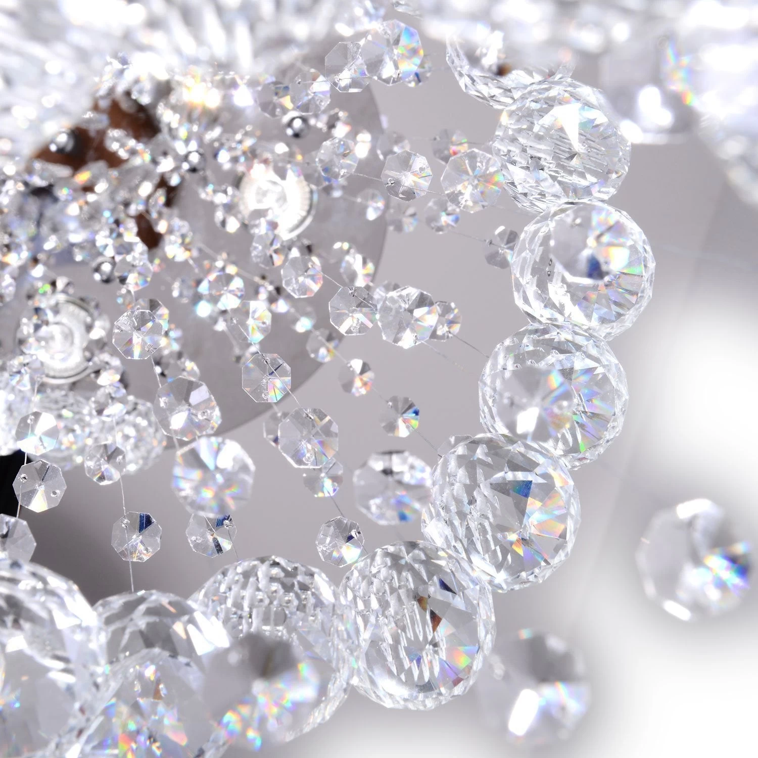 Double Spiral Modern Raindrop Chandelier - Staircase Chandelier - Image 8