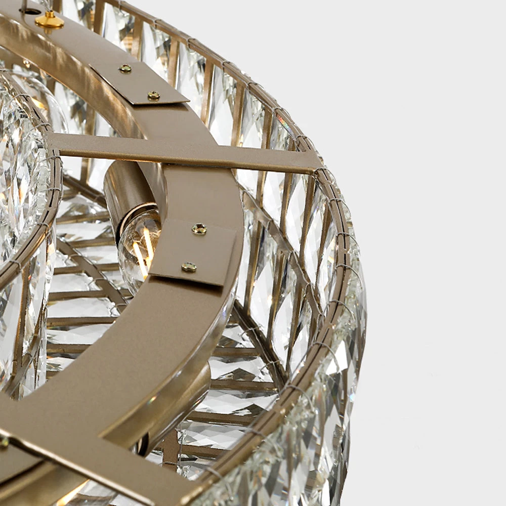 Luxury Style One Ring Crystal Chandelier - Living Room - Image 9