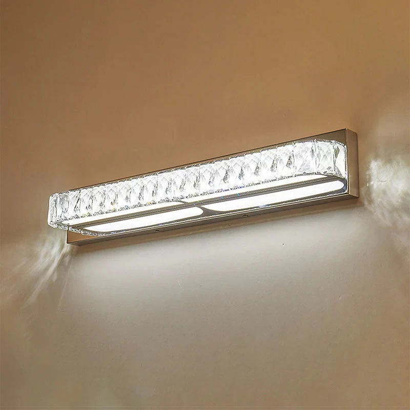 Acrylic Lampshape Dimmable LED Crystal Vanity Light - Image 7