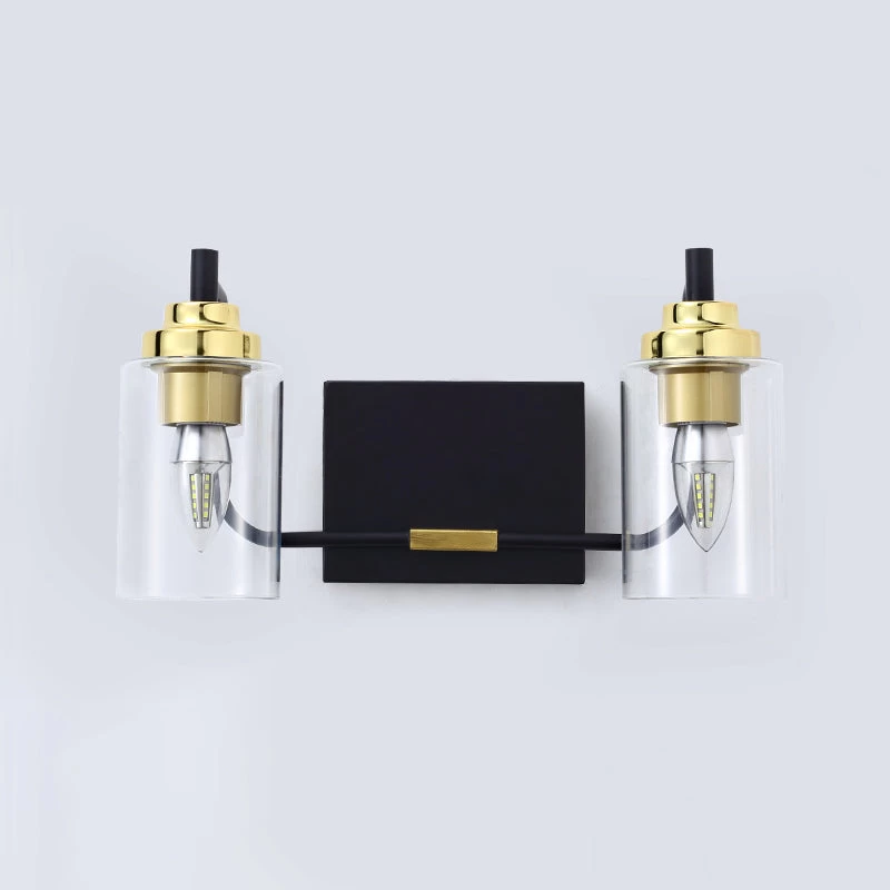 Black And Gold Glass Vanity Light - Image 9