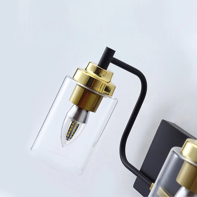 Black And Gold Glass Vanity Light - Image 10