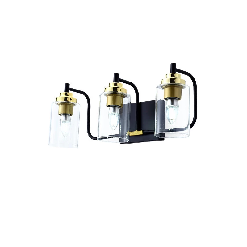 Black And Gold Glass Vanity Light - Image 8