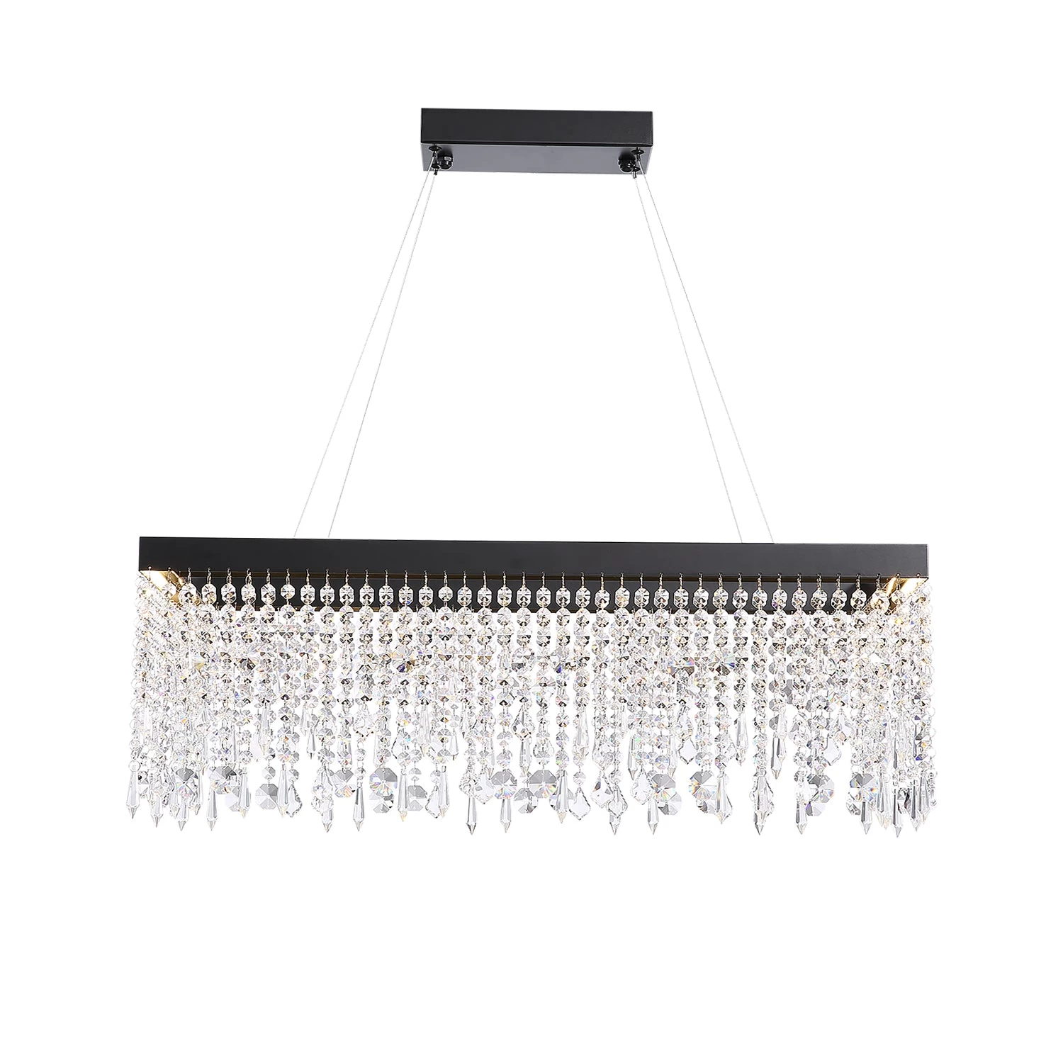 Rectangle Crystal Raindrop Chandelier - Image 4