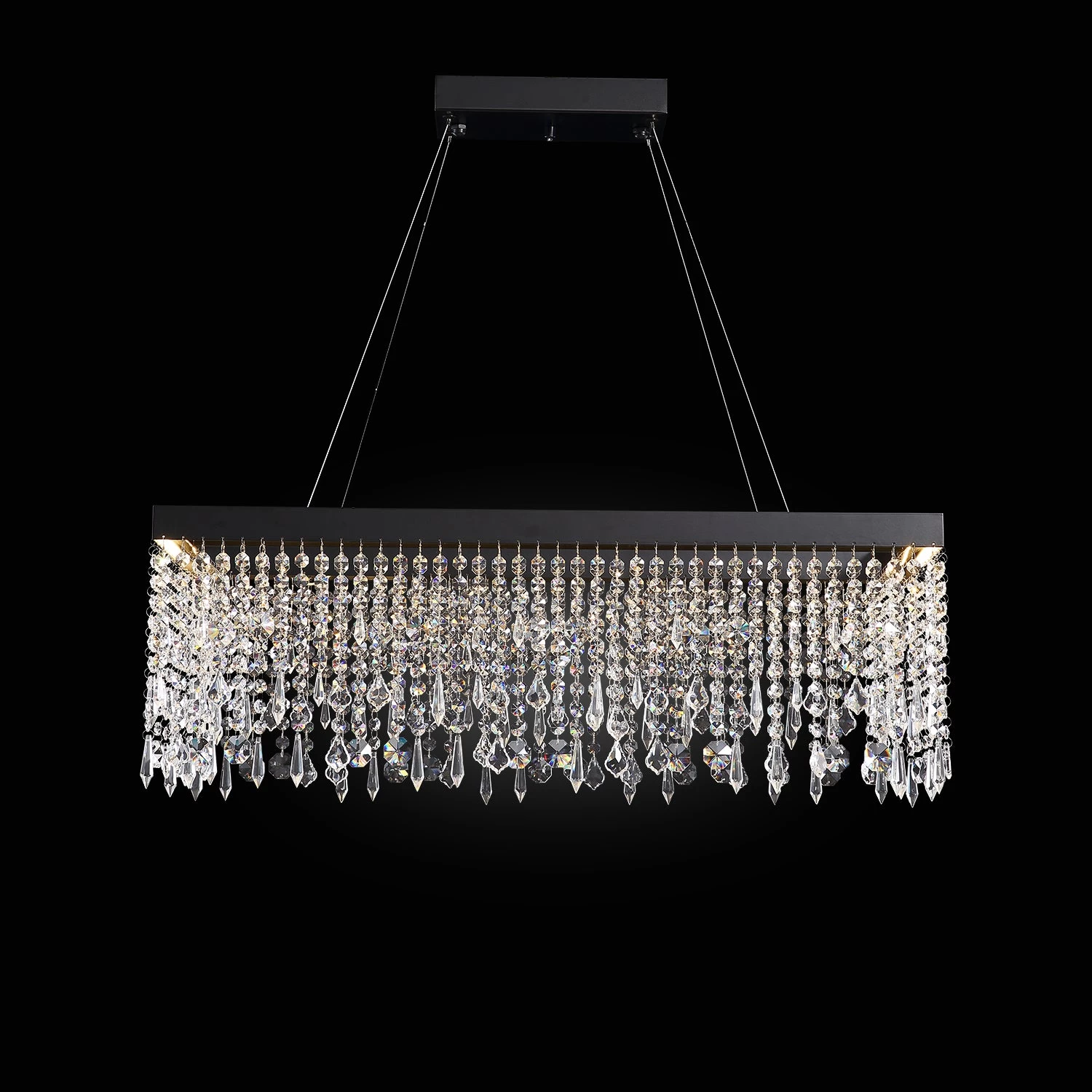 Rectangle Crystal Raindrop Chandelier - Image 5