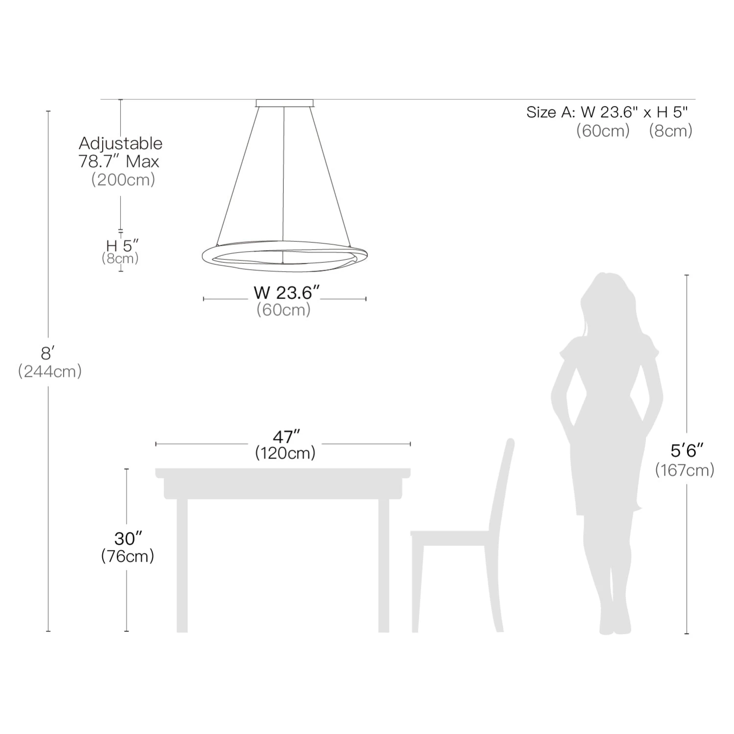 Gold Multi-layer Ring Chandelier - Image 8