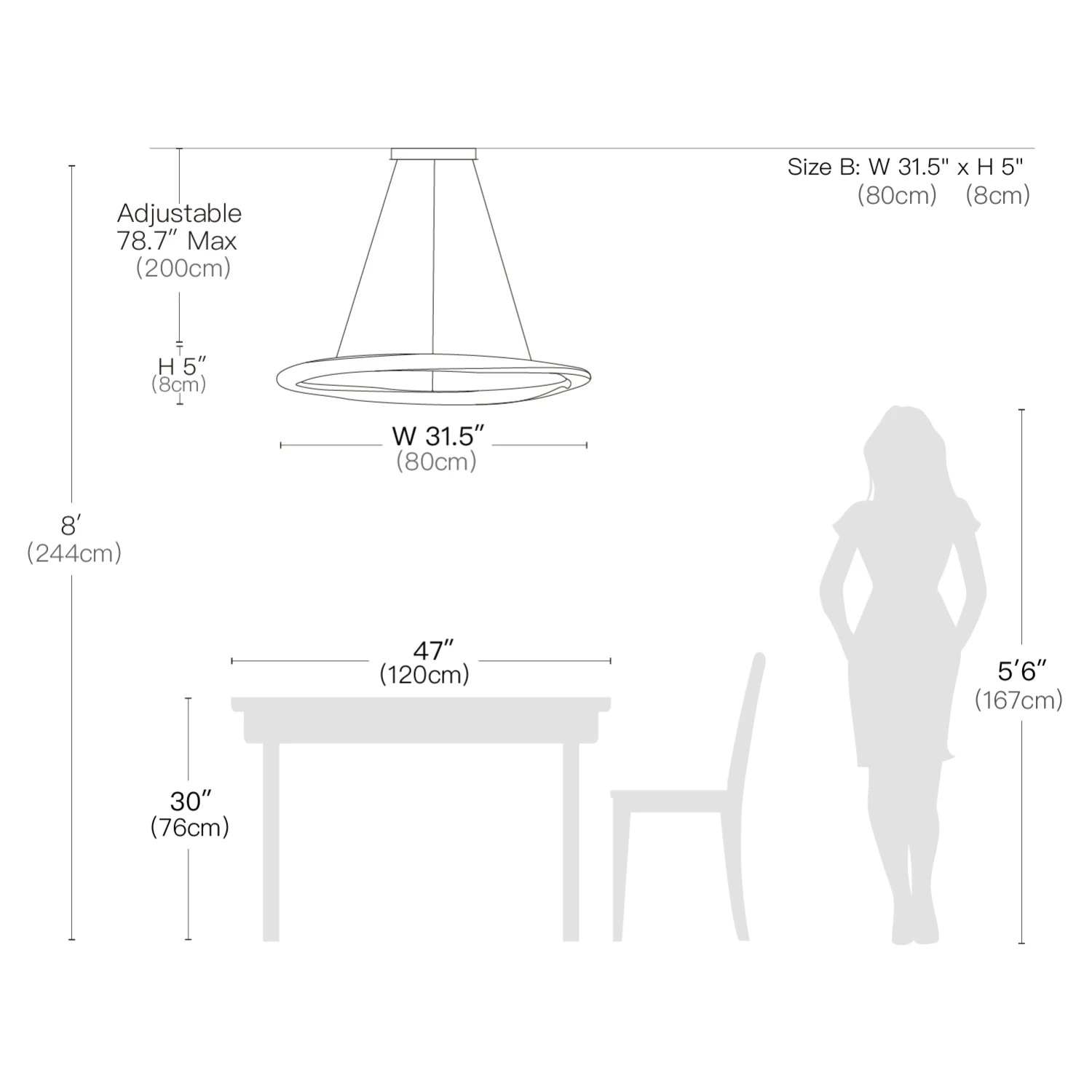 Gold Multi-layer Ring Chandelier - Image 9