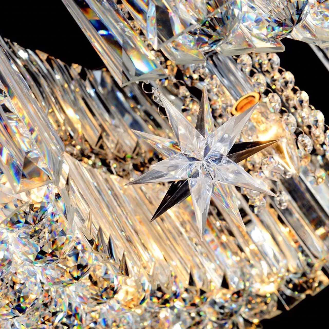 Elegant Moons And Stars CrystalChandelier - Ceiling Light - Image 6