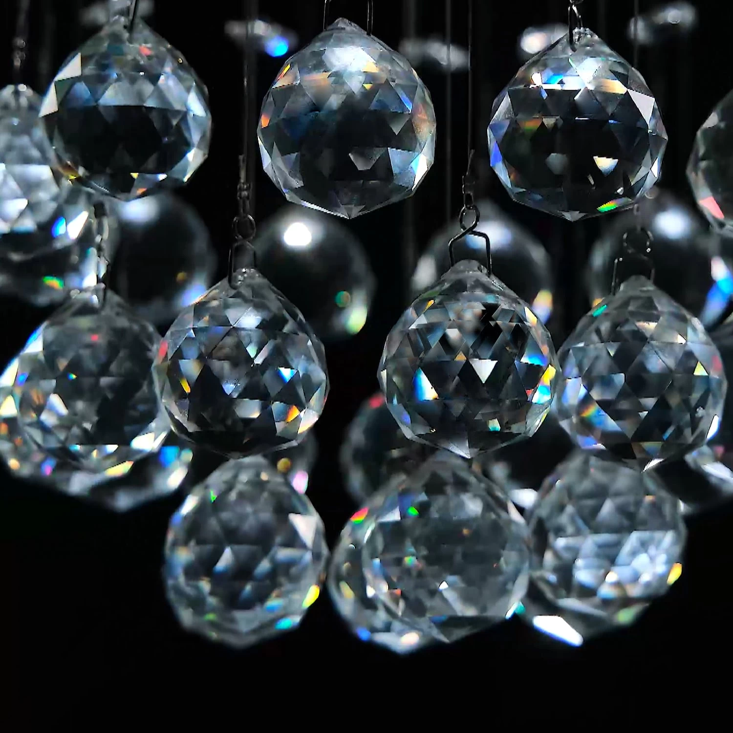 Luxury Solar System Spiral Raindrop Chandelier For Foyer And Entryway - Image 9