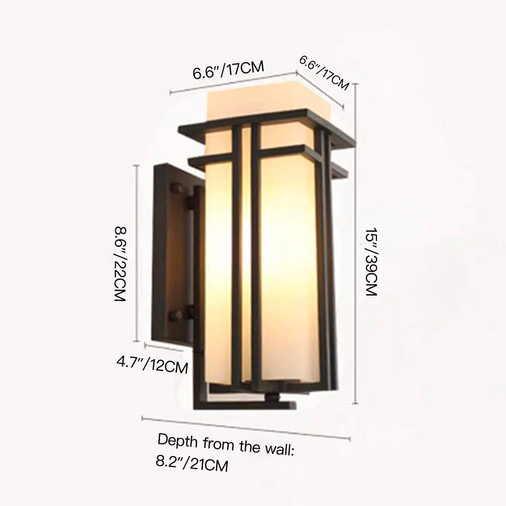Wall Sconce With White Glass Shade - Image 8