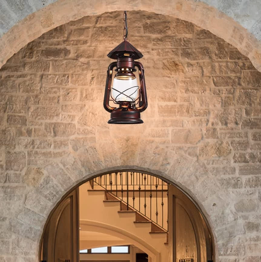 Rustic Lantern Pendant Lighting - Image 4