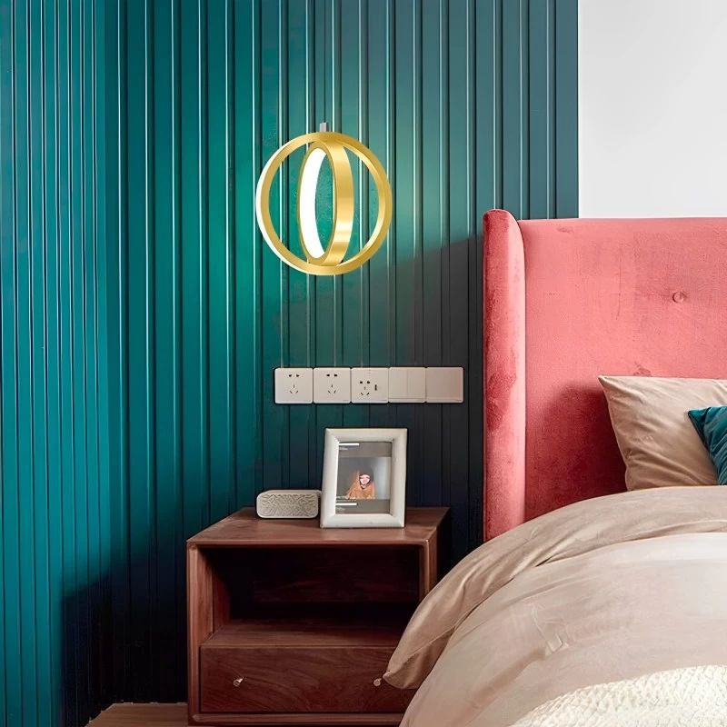 Golden Restaurant Chandelier Bedside Lamp - Image 3