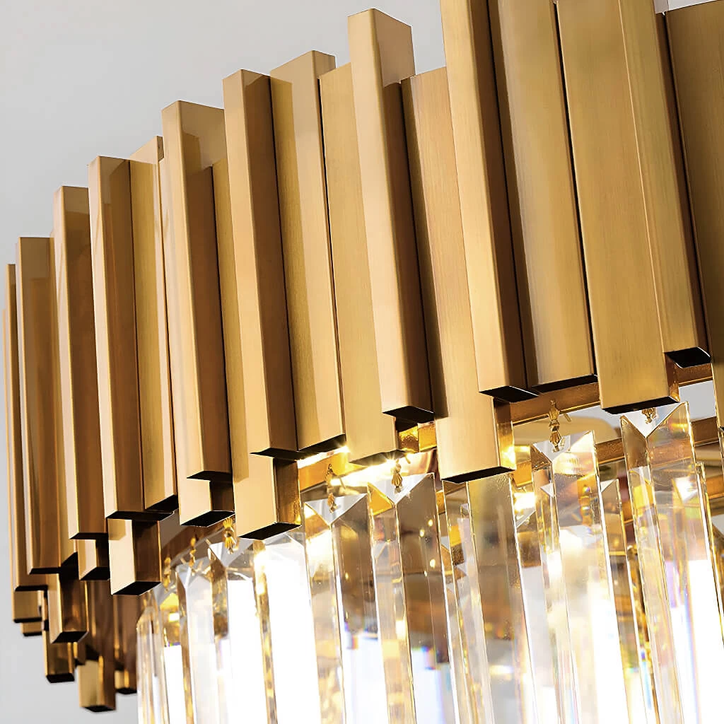 Modern Gold Luxury Crystal Large Chandeliers For Living Room And Bedroom - Image 5