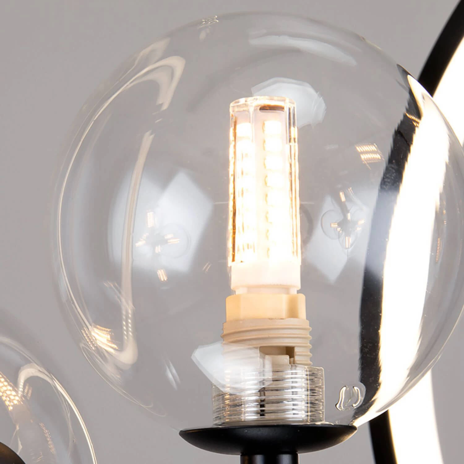 Modern Nordic Dining Room Chandelier: Trendy Glass Bubble Lighting - Image 12