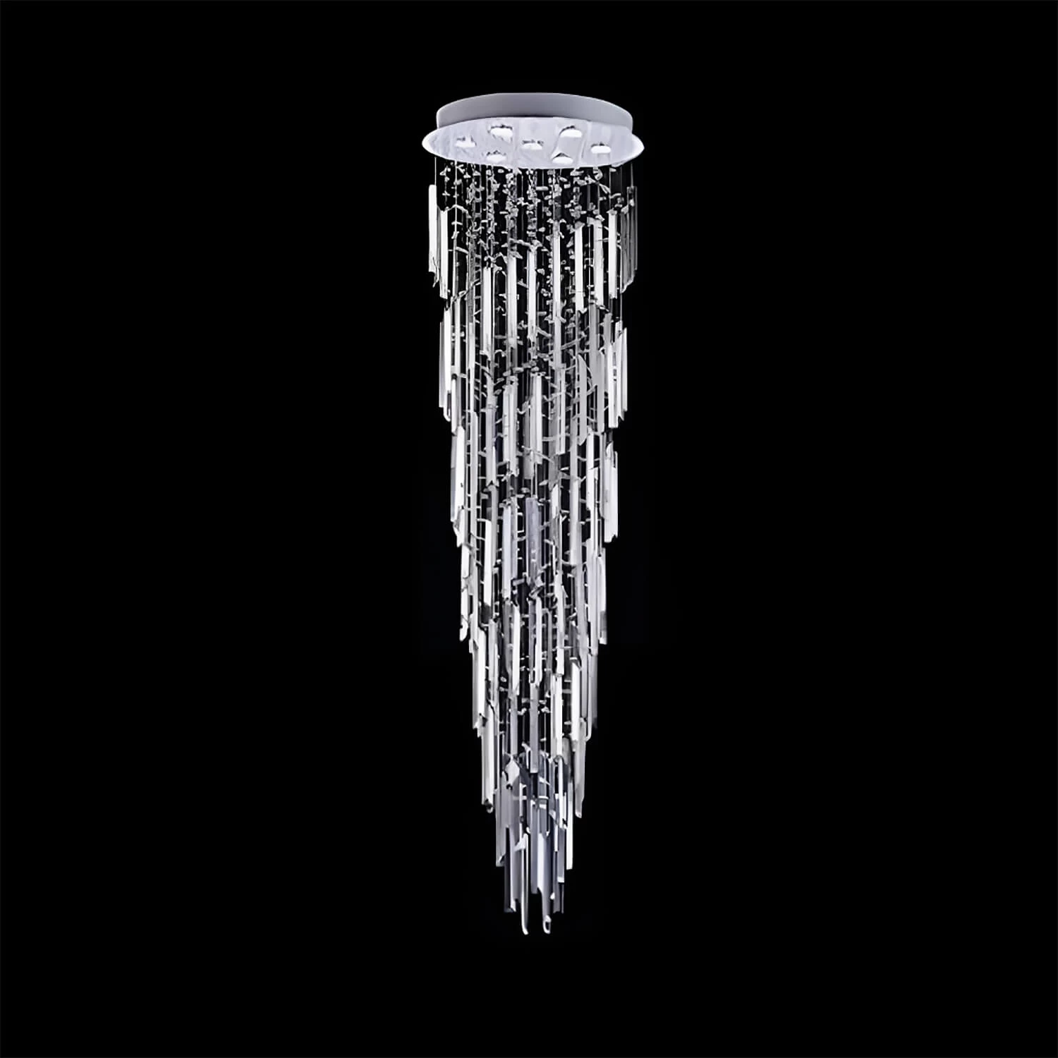 Modern Spiral Crystal Chandelier - Staircase Chandelier - Image 5