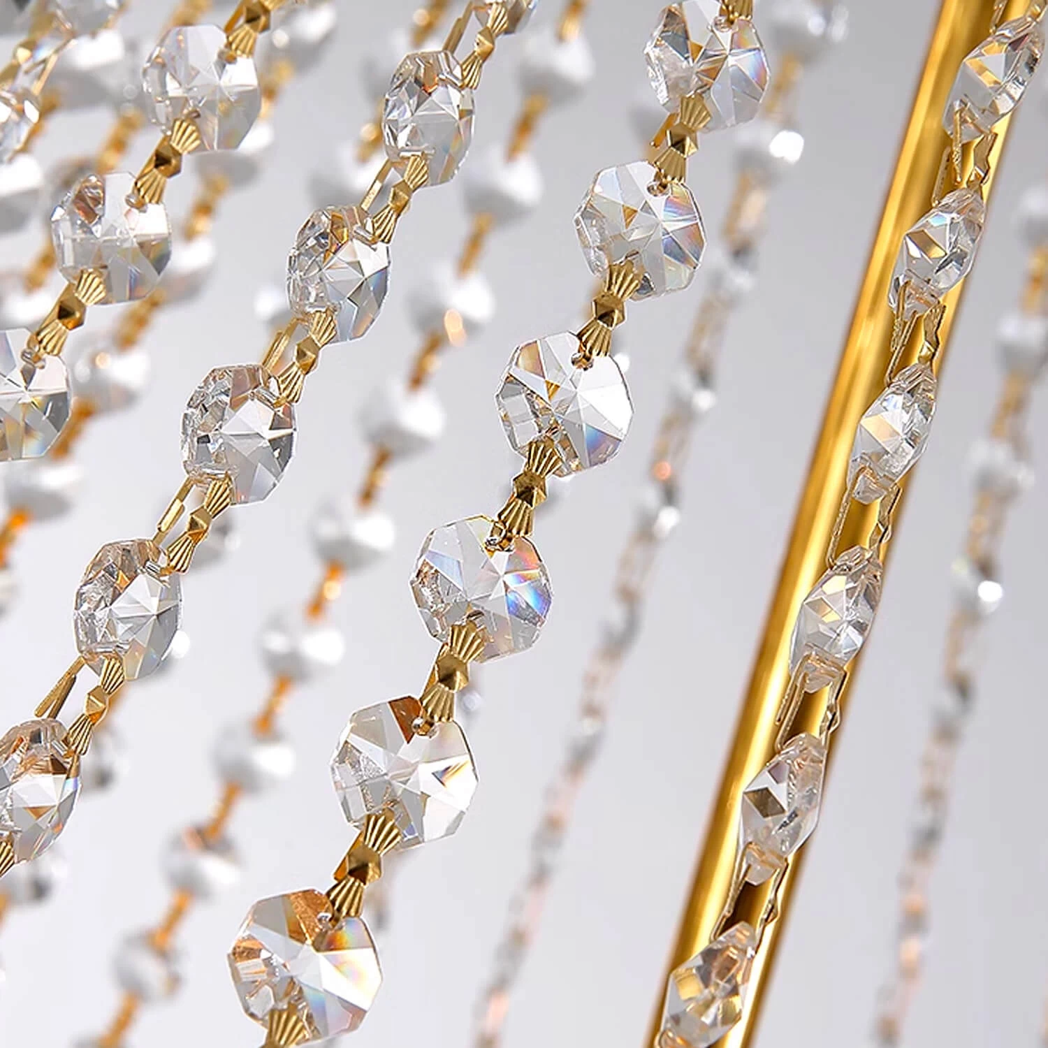 Golden Modern Luxury Crystal Chandelier For Foyer And Entryway - Image 8