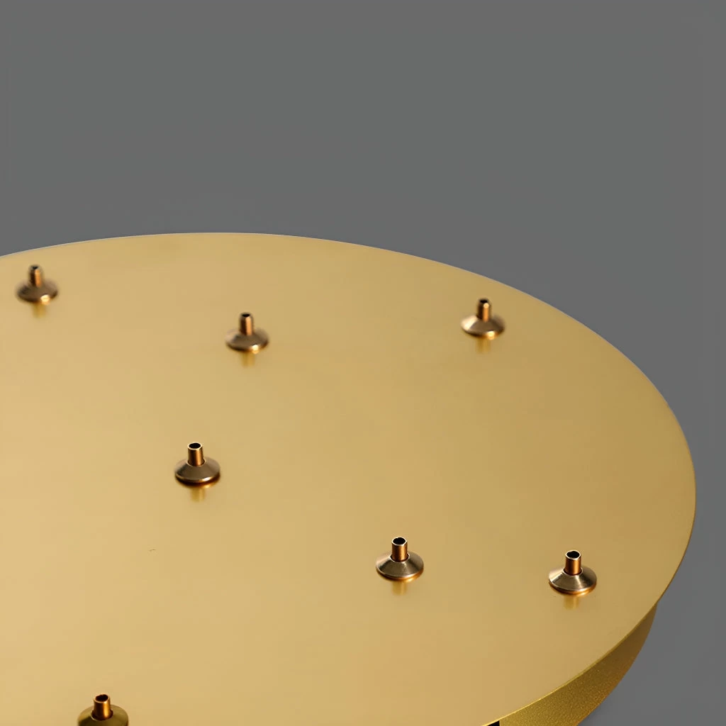 Oversized 8-Tiered Rings Crystal Chandelier - Image 8